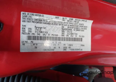 2012 Ford Focus Sel from USA, damaged, VIN 1FAHP3H28CL191455
